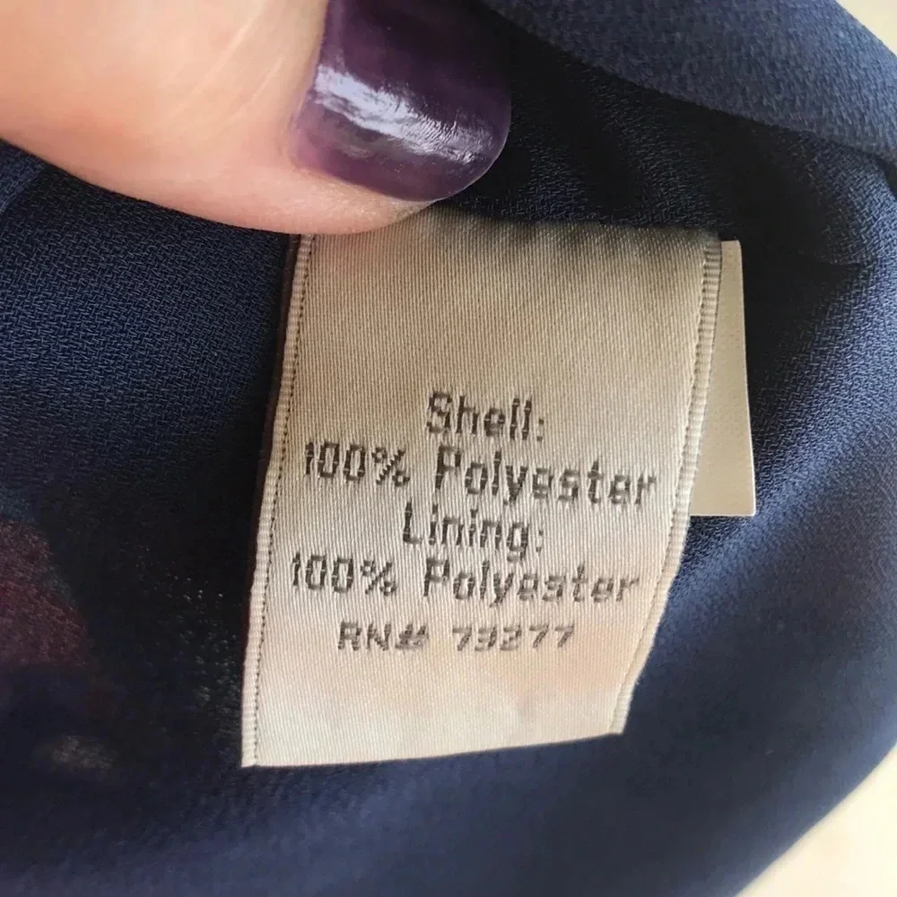 Lauren‎ Conrad Navy Floral Mini Skirt
